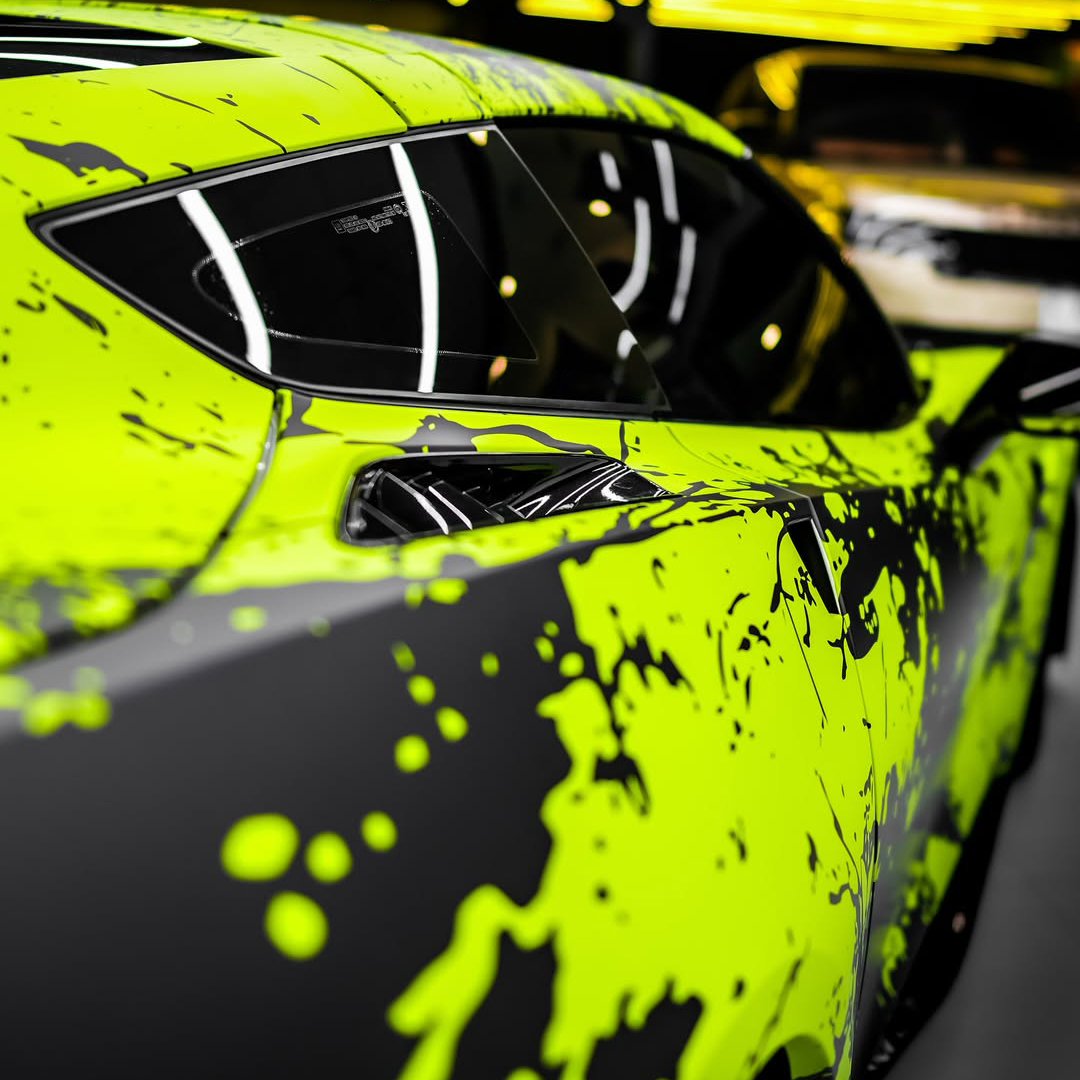 Ravoony Plus Customized Neon Splash Custom Wrap