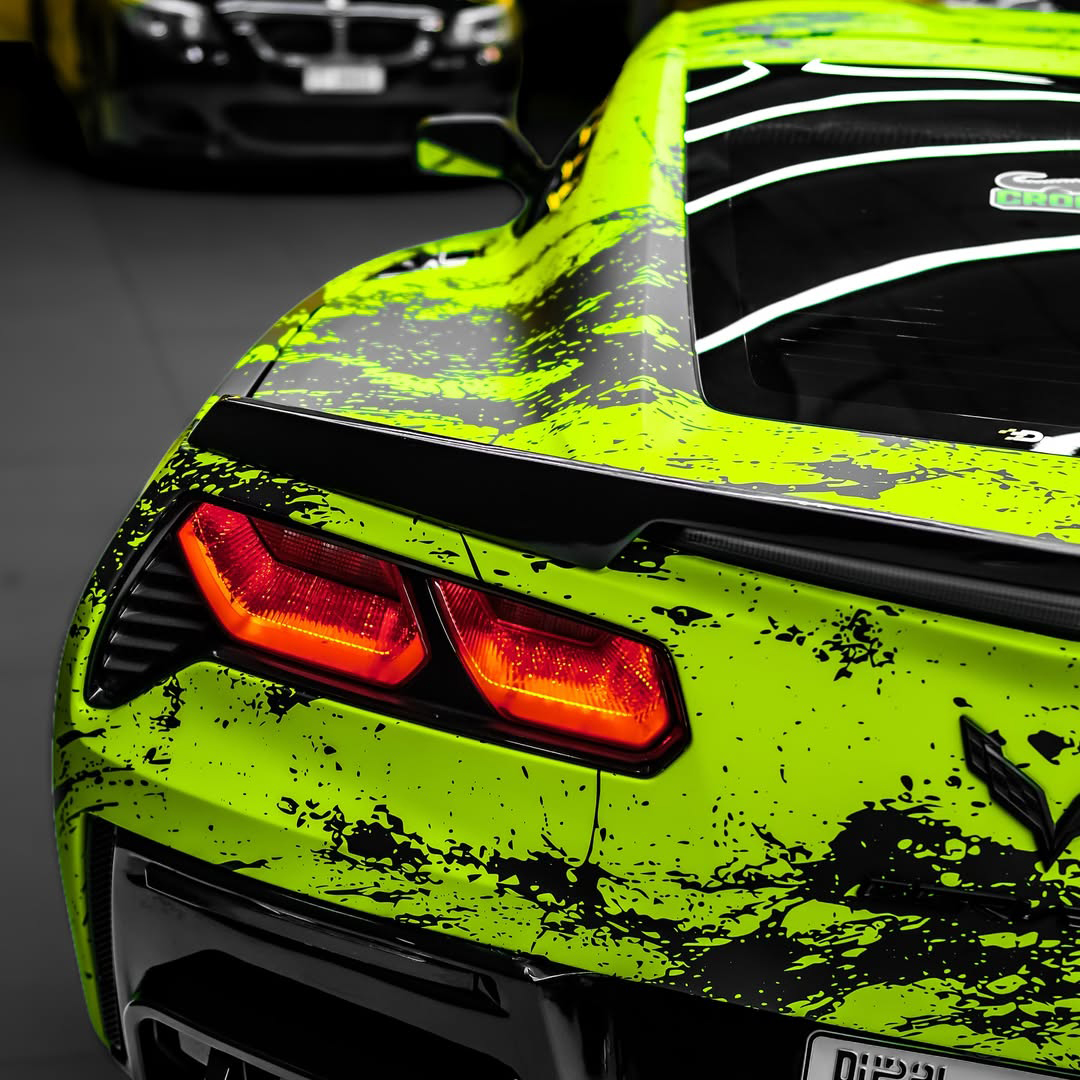 Ravoony Plus Customized Neon Splash Custom Wrap