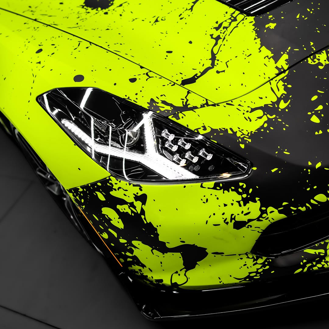 Ravoony Plus Customized Neon Splash Custom Wrap