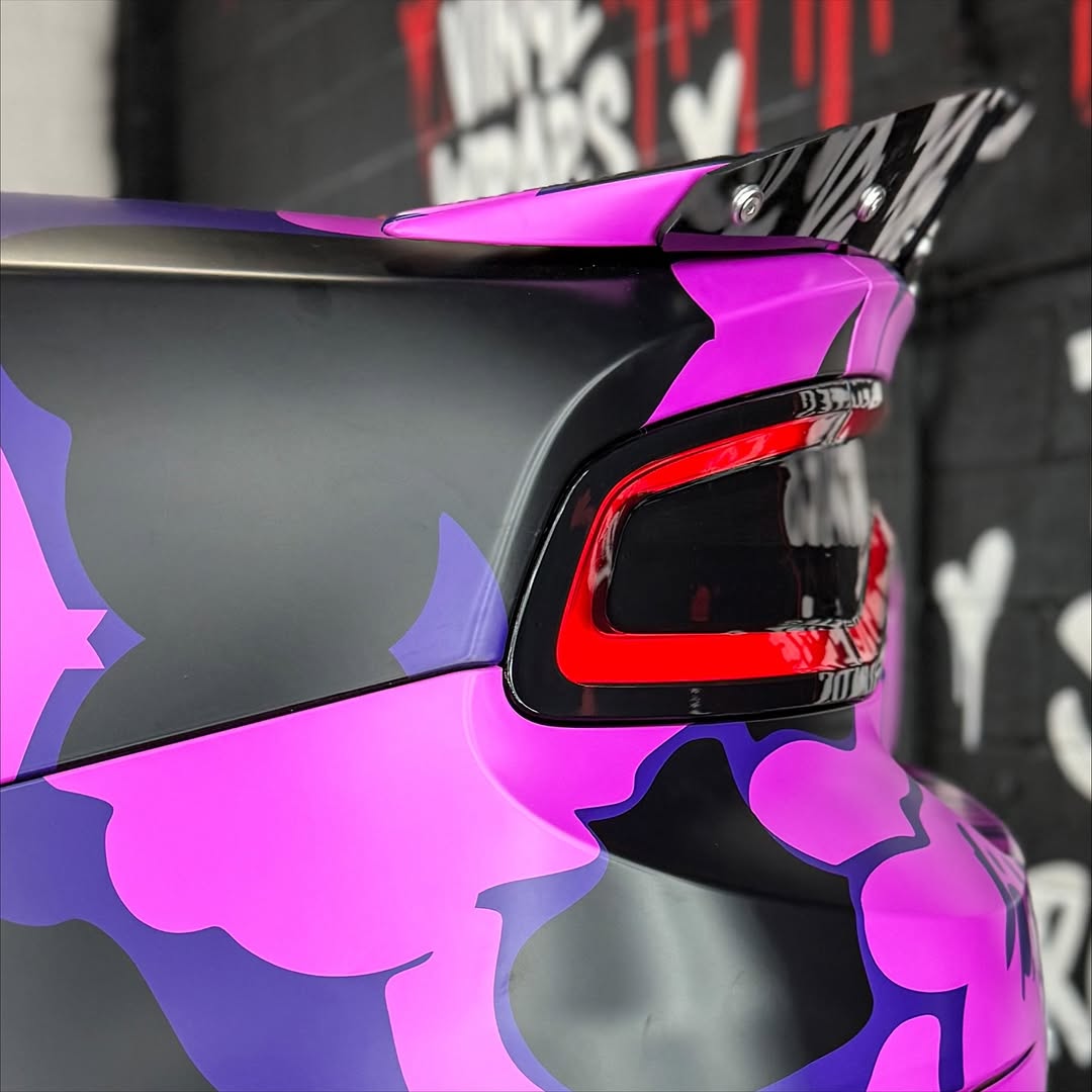 Ravoony Plus Customized Purple Camo Wrap