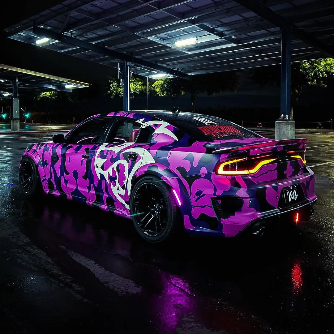 Ravoony Plus Customized Purple Camo Wrap