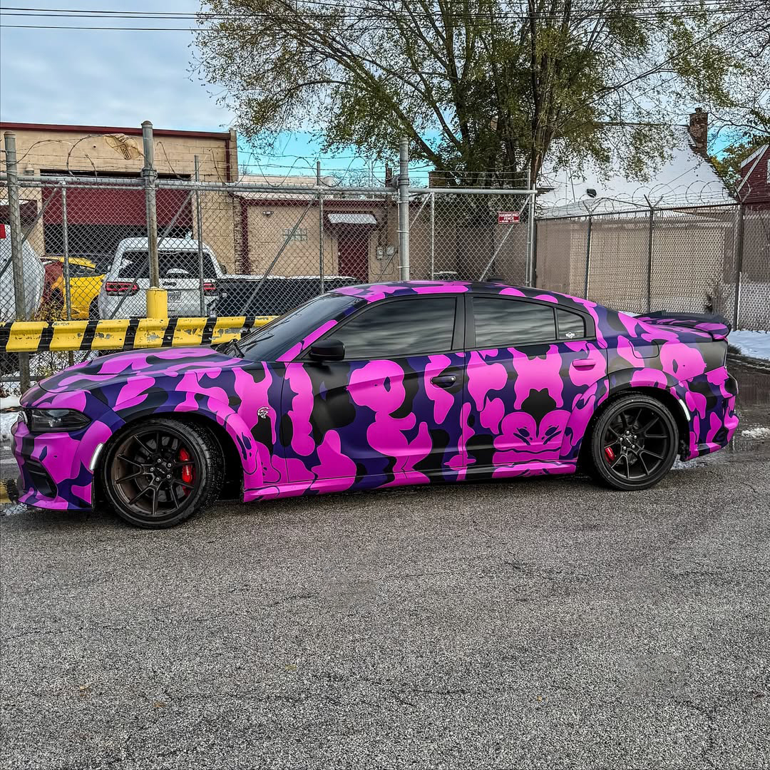 Ravoony Plus Customized Purple Camo Wrap