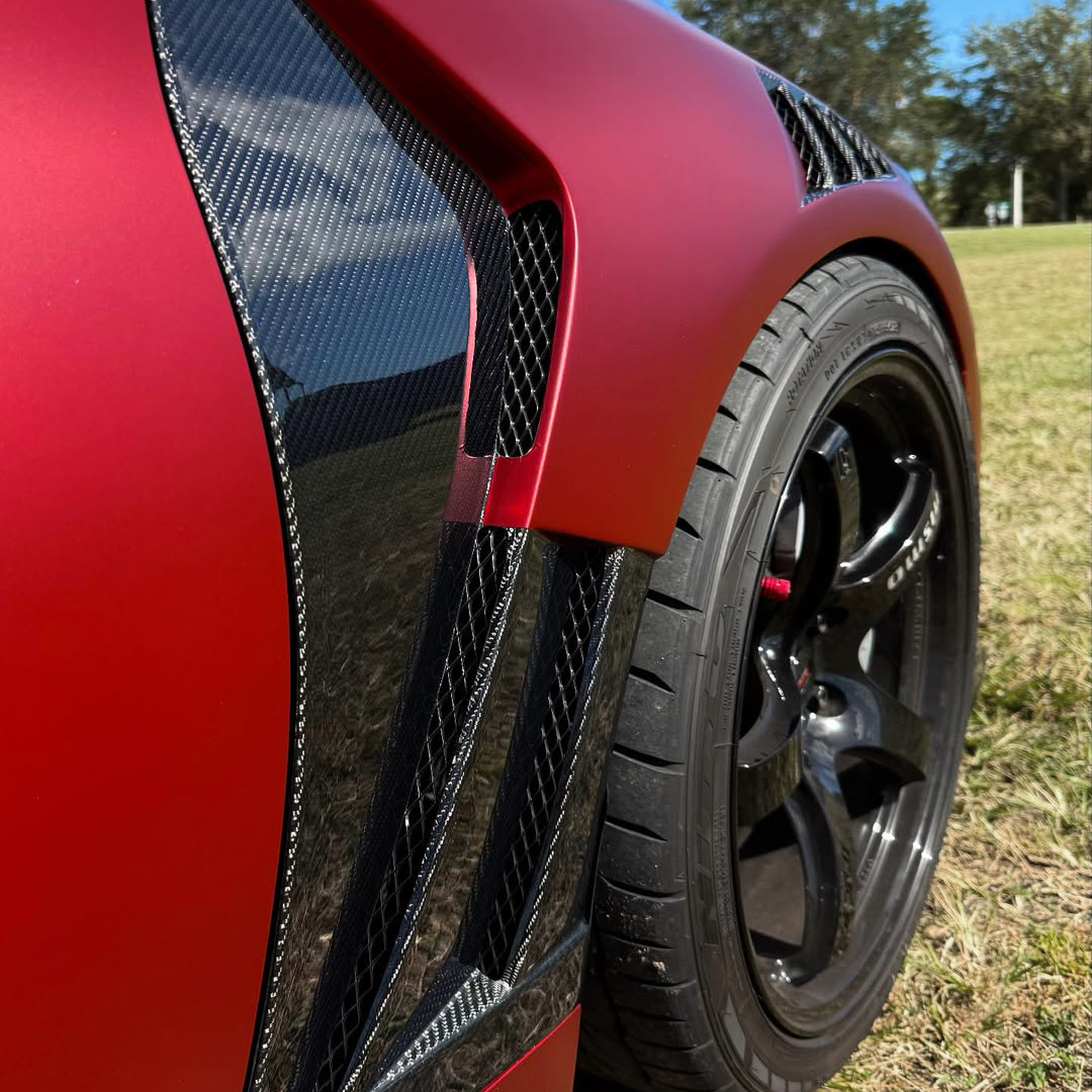 Ravoony Pro TPU Matte Chrome Romanee Red PPF Film