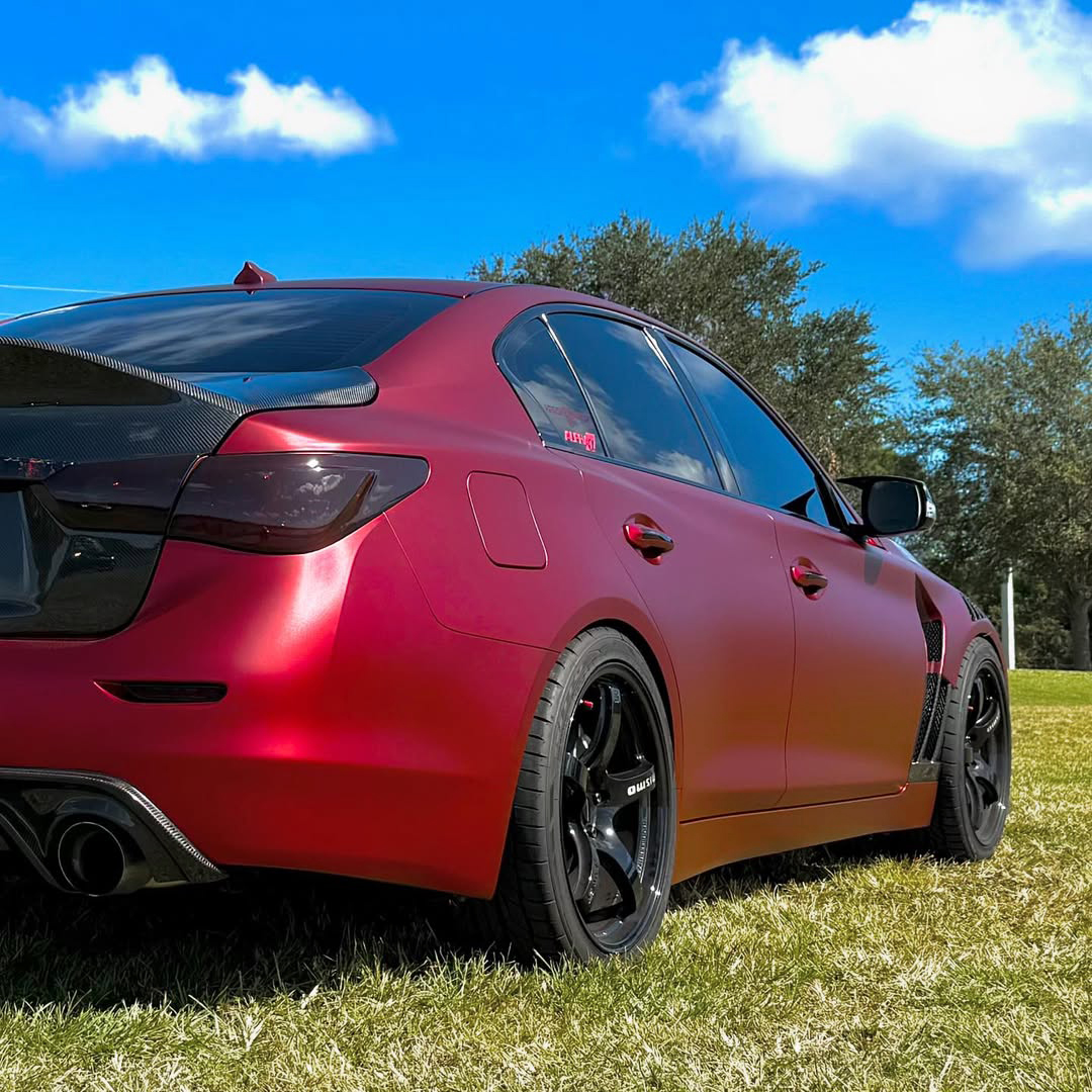 Ravoony Pro TPU Matte Chrome Romanee Red PPF Film