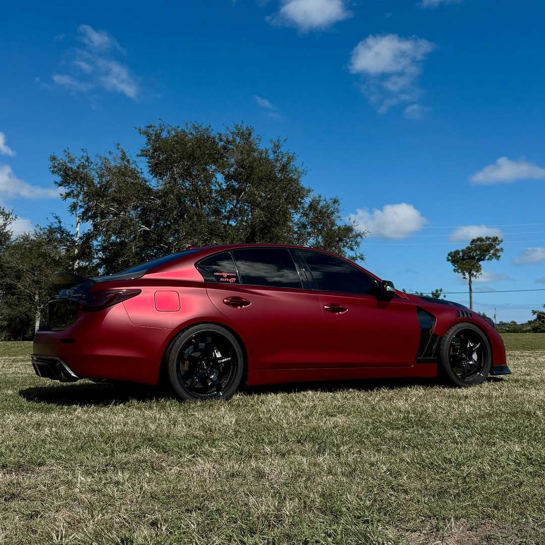 Ravoony Pro TPU Matte Chrome Romanee Red PPF Film