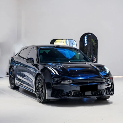 Ravoony Plus Glossy Metallic Spar Black Blue Vinyl Wrap 02