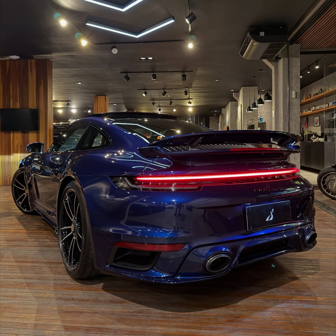 Ravoony Plus Porsche Gloss Gentian Blue Vinyl Car Wrap