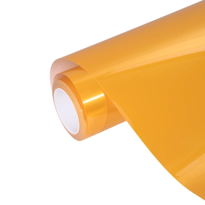 Ravoony Plus Glossy Metallic Yellow Car Wrap 02