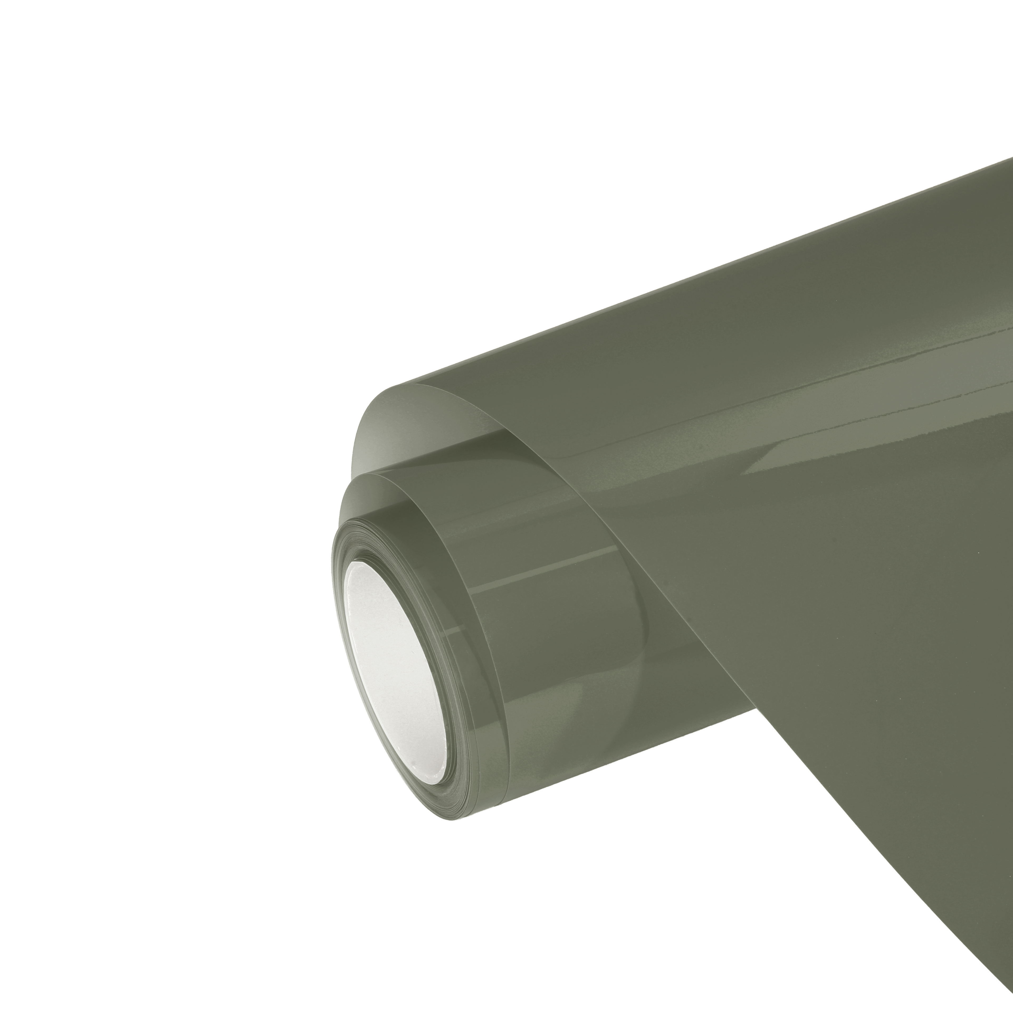 Ravoony Plus PET Gloss Khaki Green Car Vinyl Wrap