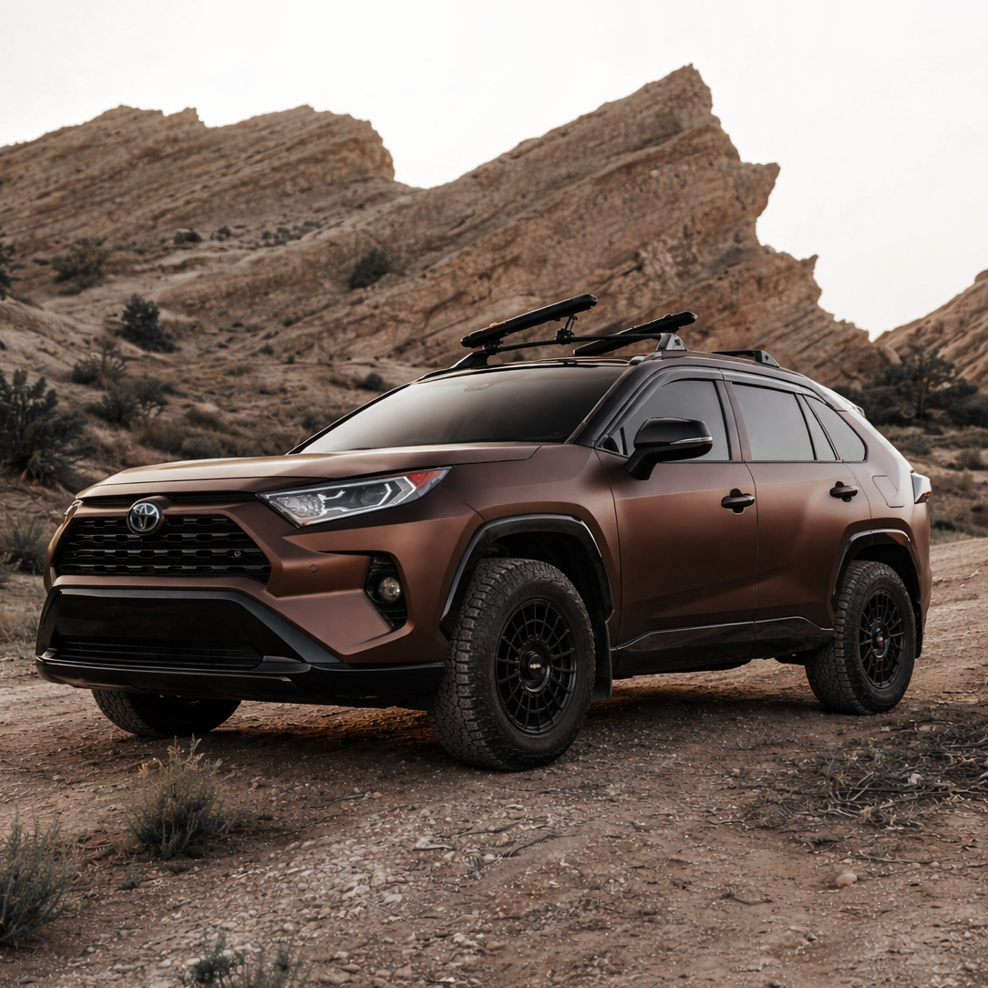 Ravoony Plus Ultimate Flat Coffee Brown Car Wrap