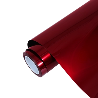 Ravoony Plus Liquid Metallic Dragon Blood Red Vinyl Car BMW X6 Wrap 01