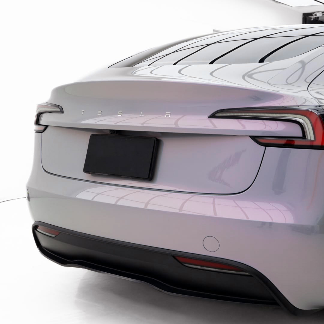 Ravoony Plus PET Technological Grey To Pink Car Wrap