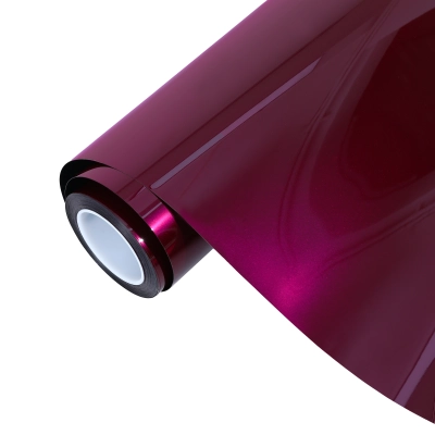 Ravoony Plus PET Glossy Metallic Rubellite Purple Vinyl Wrap 01