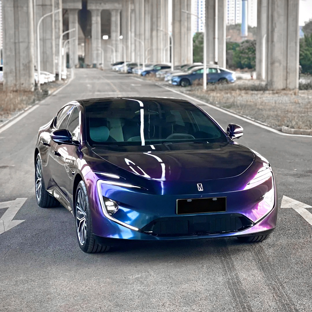 Ravoony Plus PET Purple And Red Chameleon Car Wrap