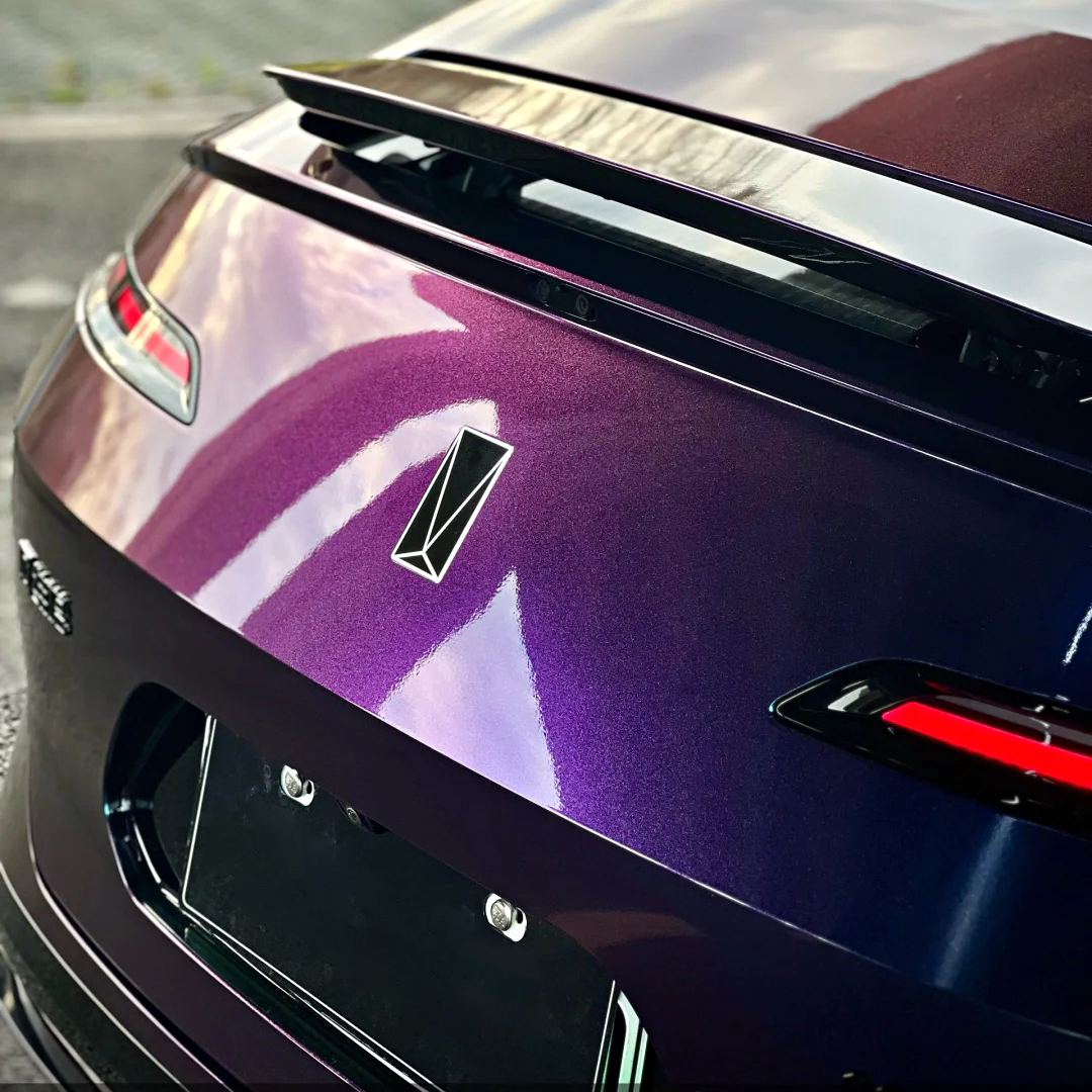 Ravoony Plus PET Purple And Red Chameleon Car Wrap