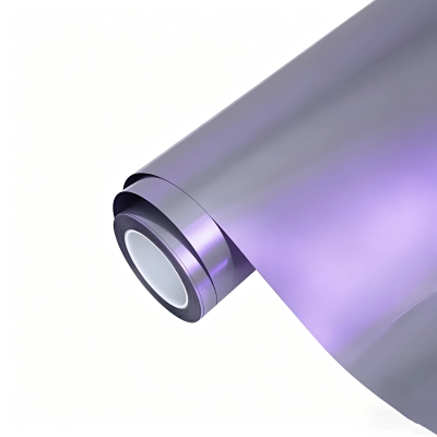 Ravoony Plus PET Technological Grey To Purple Car Wrap 01