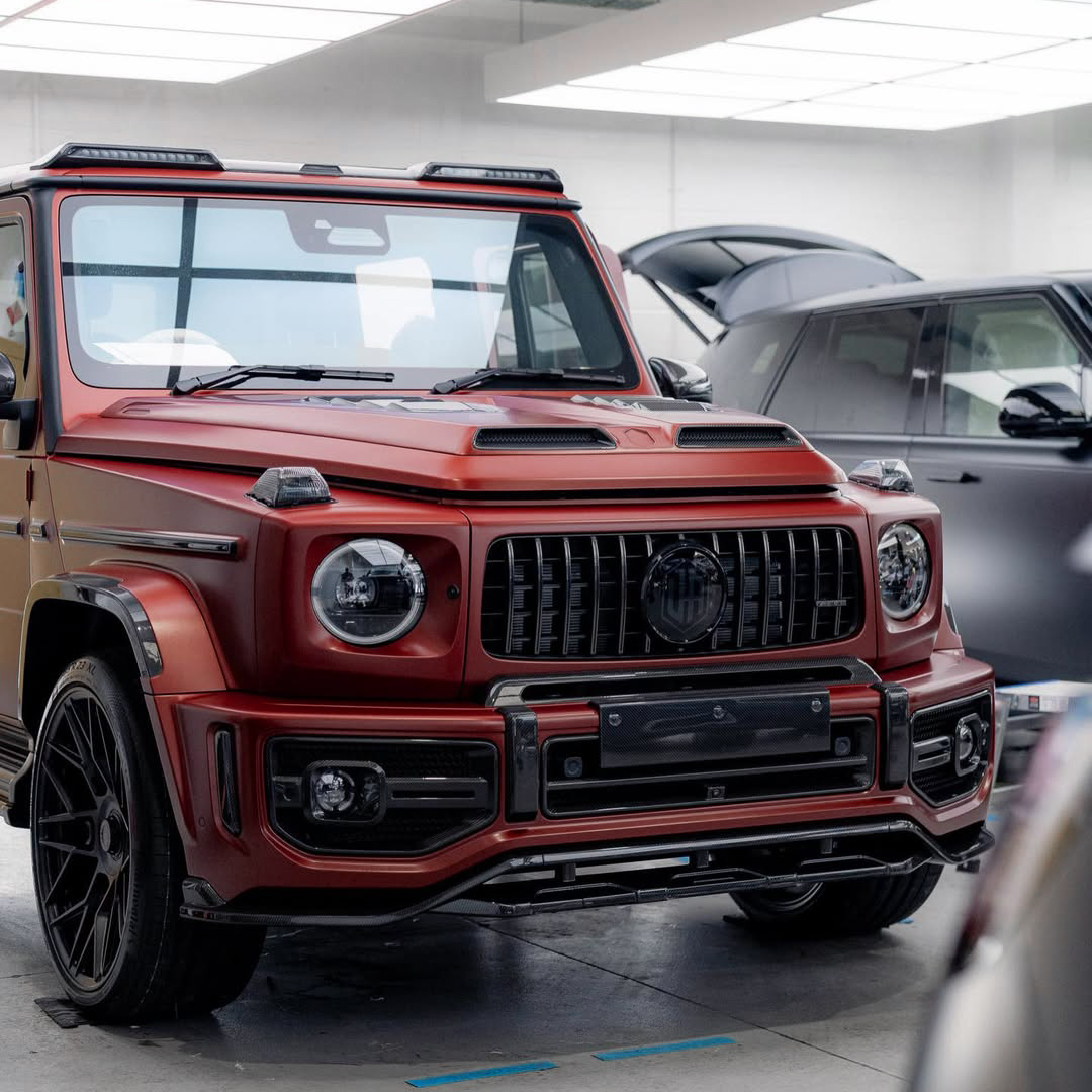 Ravoony Plus PET Satin Dragon Blood Red Vinyl Car Wrap