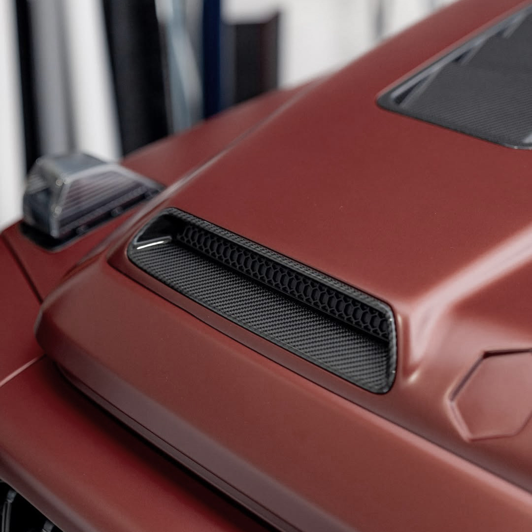 Ravoony Plus PET Satin Dragon Blood Red Vinyl Car Wrap