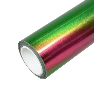 Ravoony Pro TPU Gloss Metallic Chameleon Emerald Green Shadow Shimmer Hyper Color Shift PPF 01