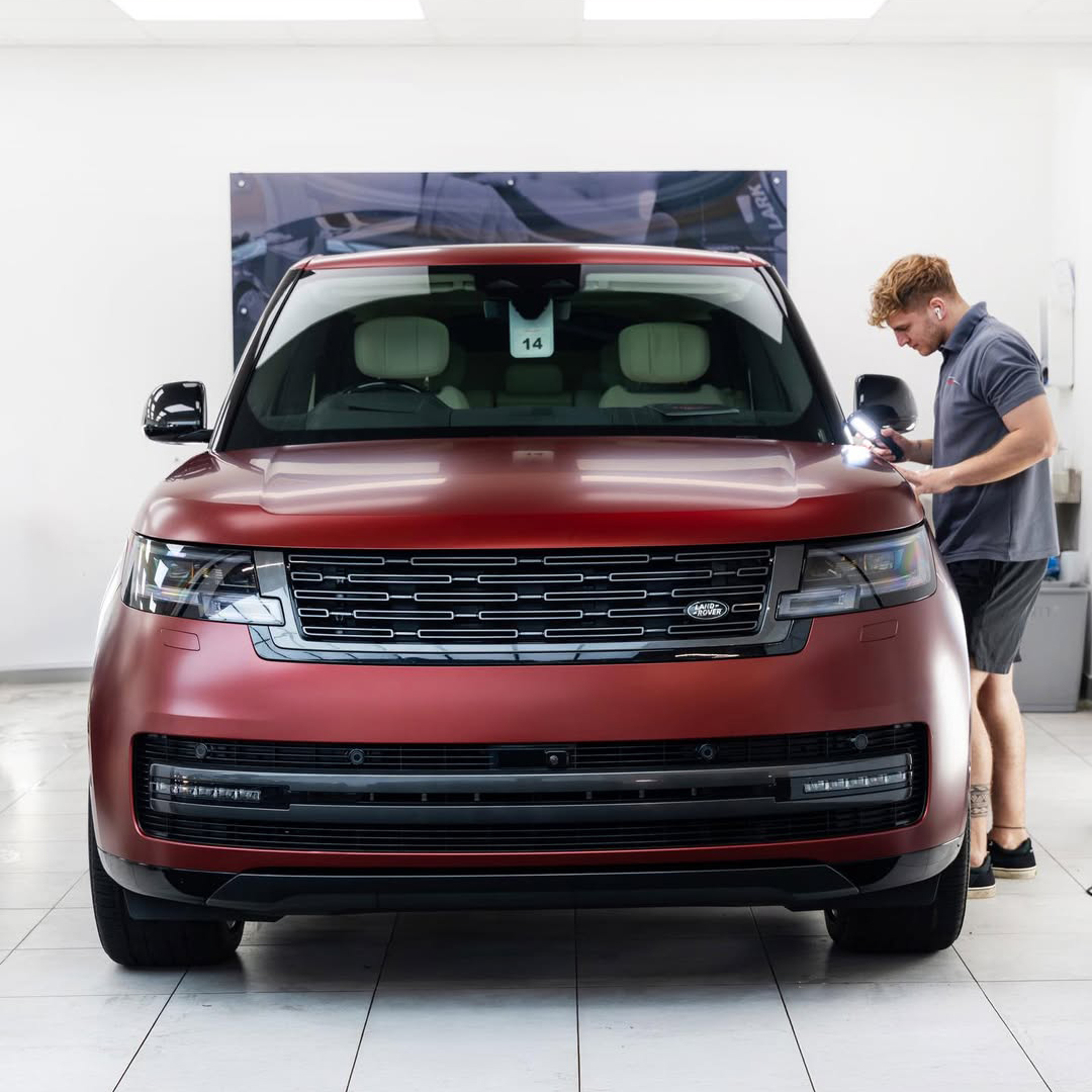 Ravoony Pro TPU Satin Dragon Blood Red Color PPF Film