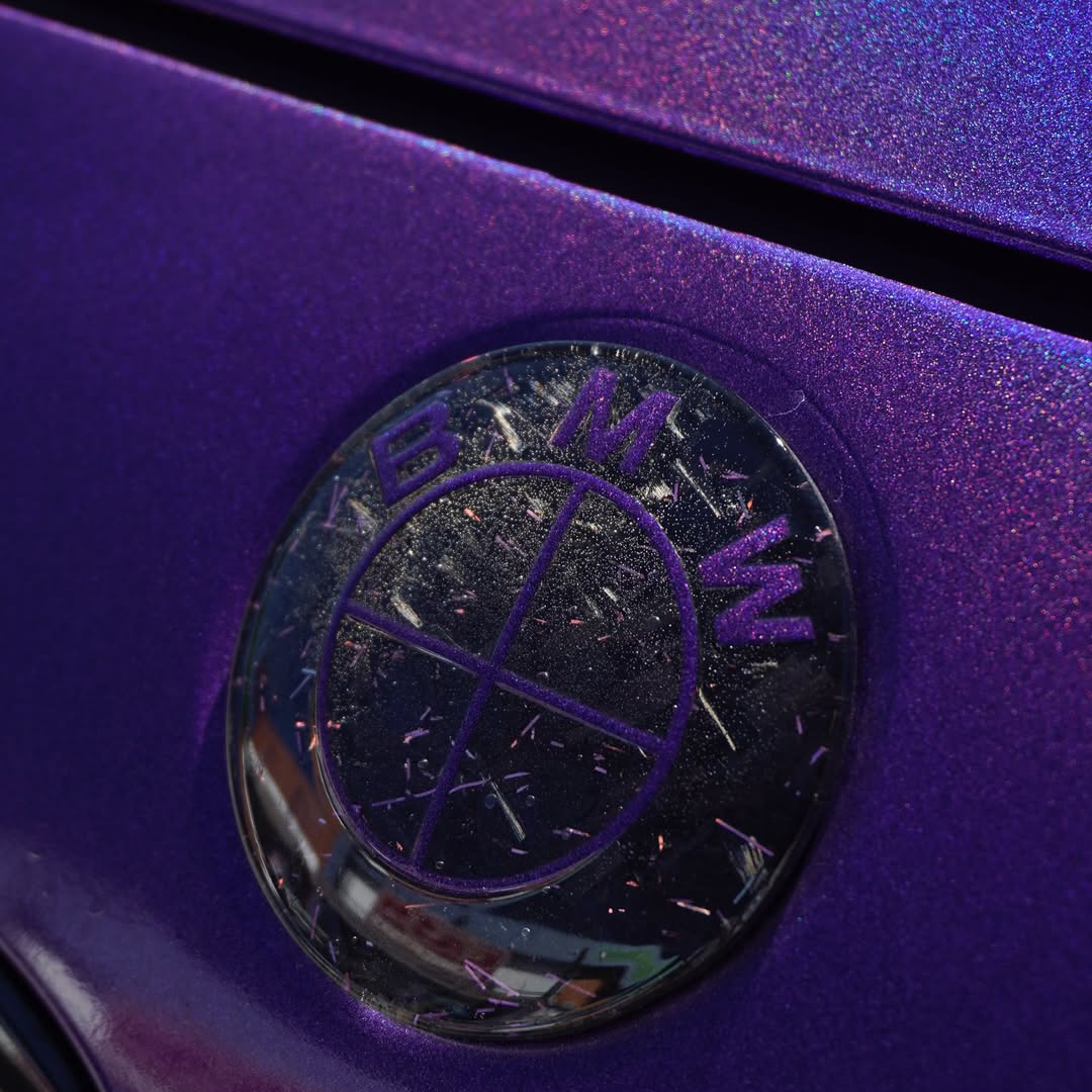 Ravoony Plus Glossy Laser Dark Purple Car Wrap