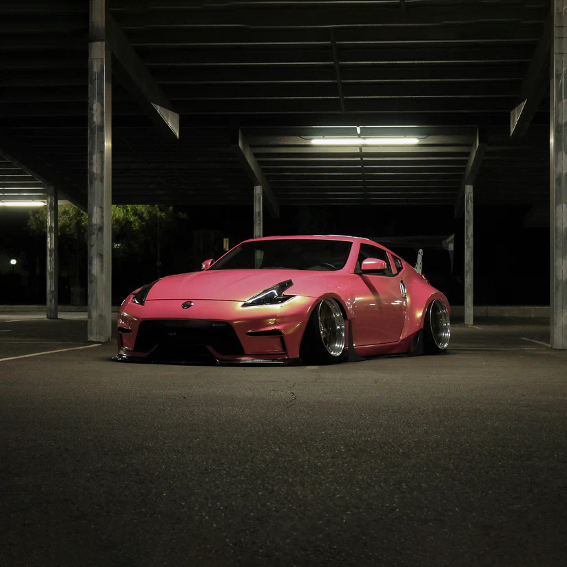 Ravoony Plus Gloss Diamond Gold Pink Vinyl Wrap