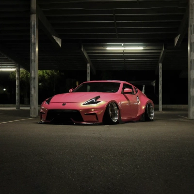 Ravoony Plus Gloss Diamond Gold Pink Vinyl Wrap 02