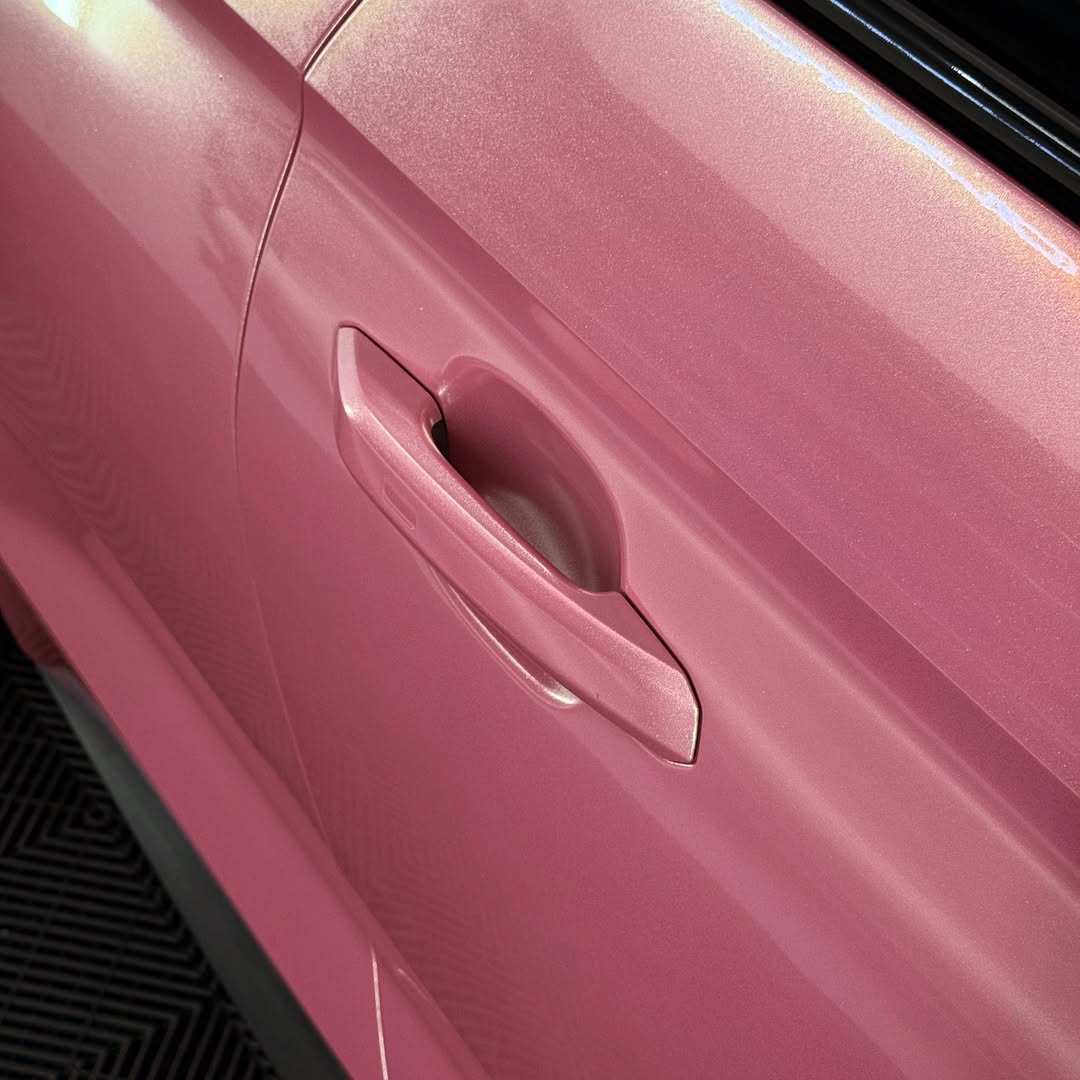 Ravoony Plus Gloss Diamond Gold Pink Vinyl Wrap