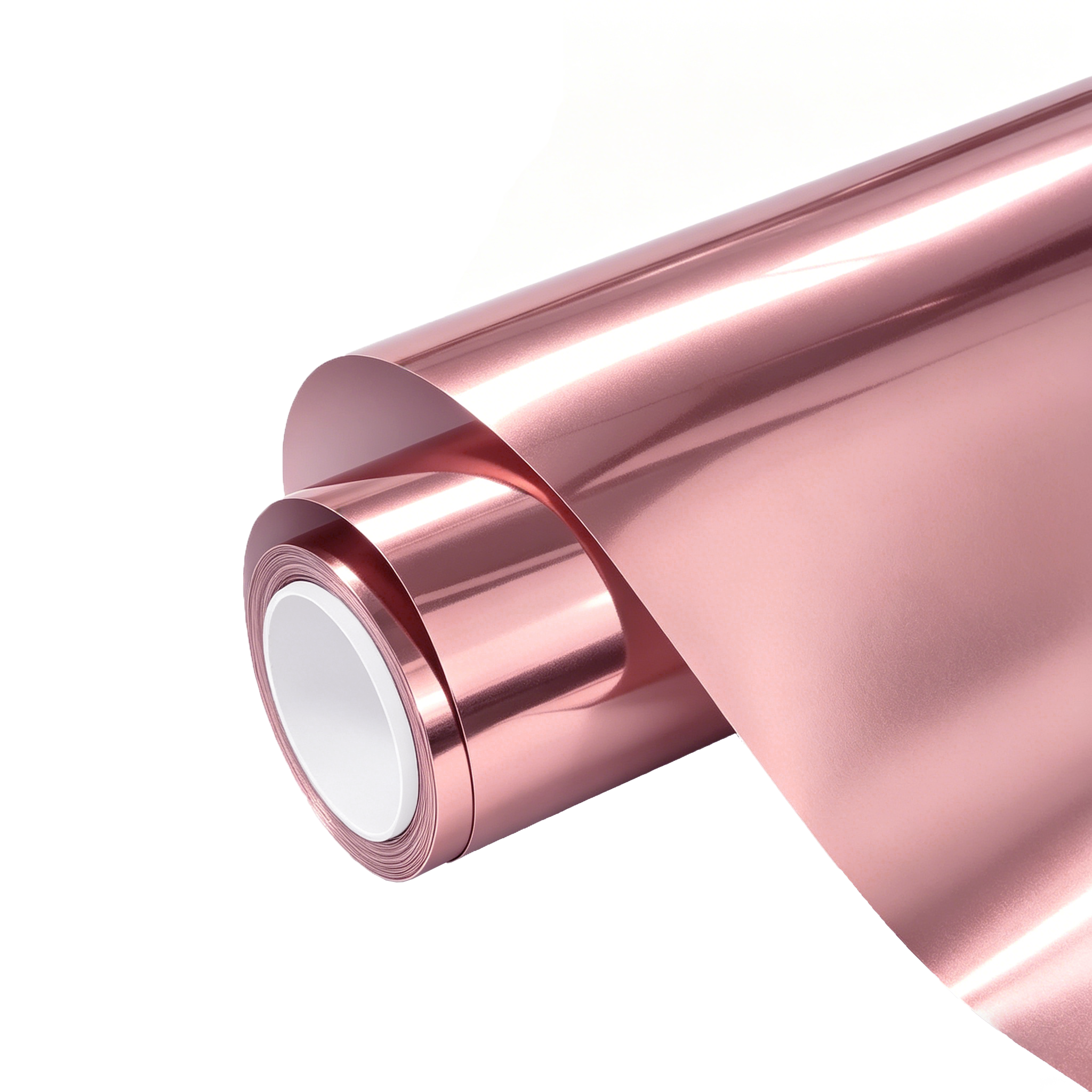 Ravoony Plus PET Rose Gold Chrome Vinyl Car Wrap
