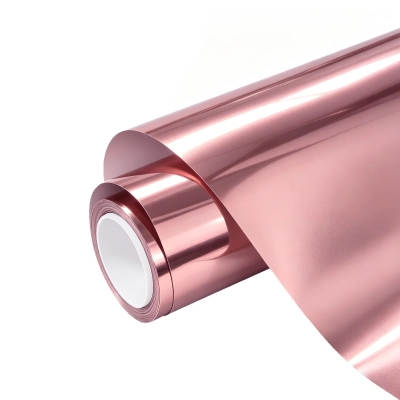 Ravoony Plus PET Rose Gold Chrome Vinyl Car Wrap 01