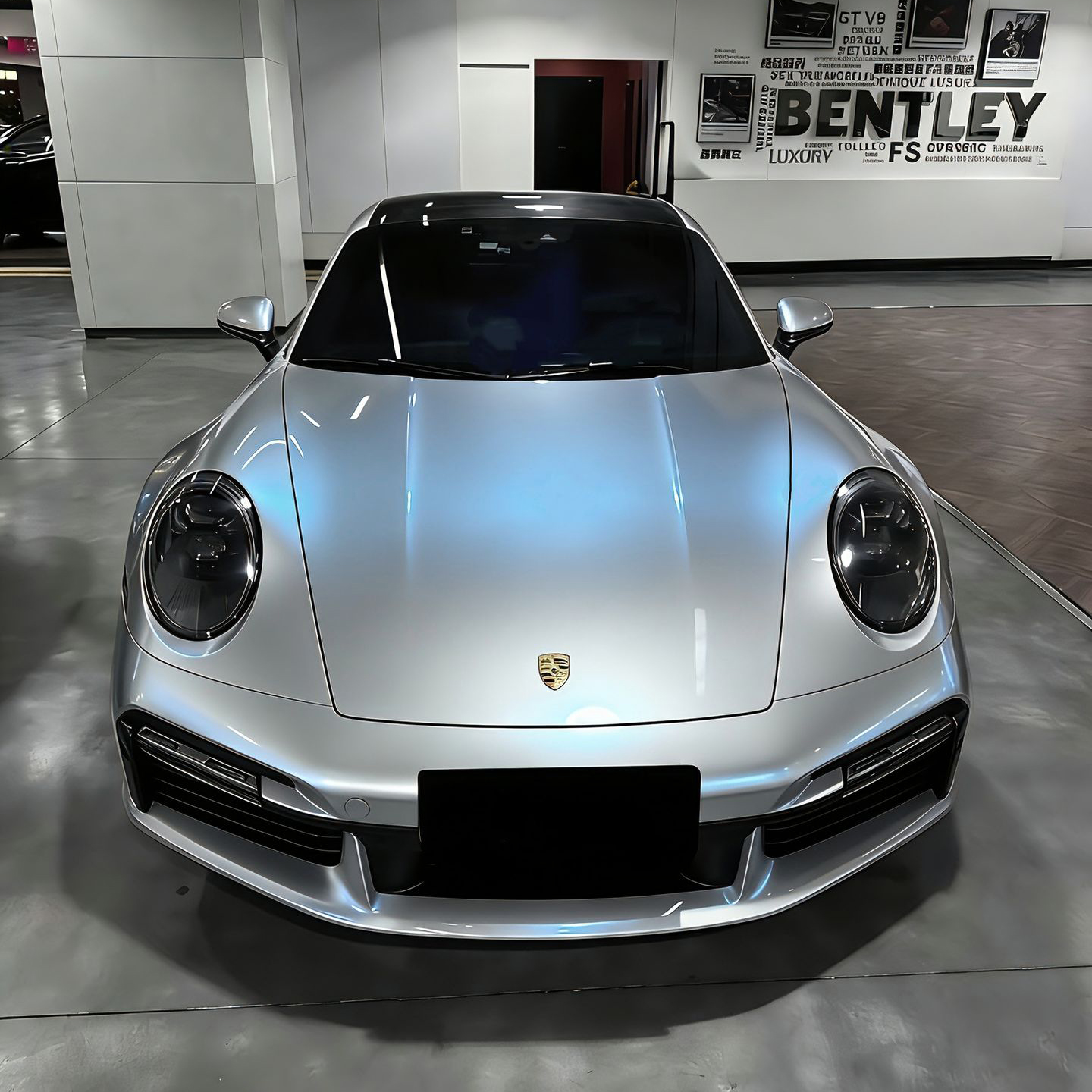 Ravoony Plus PET Glossy Technological Grey To Blue Car Wrap