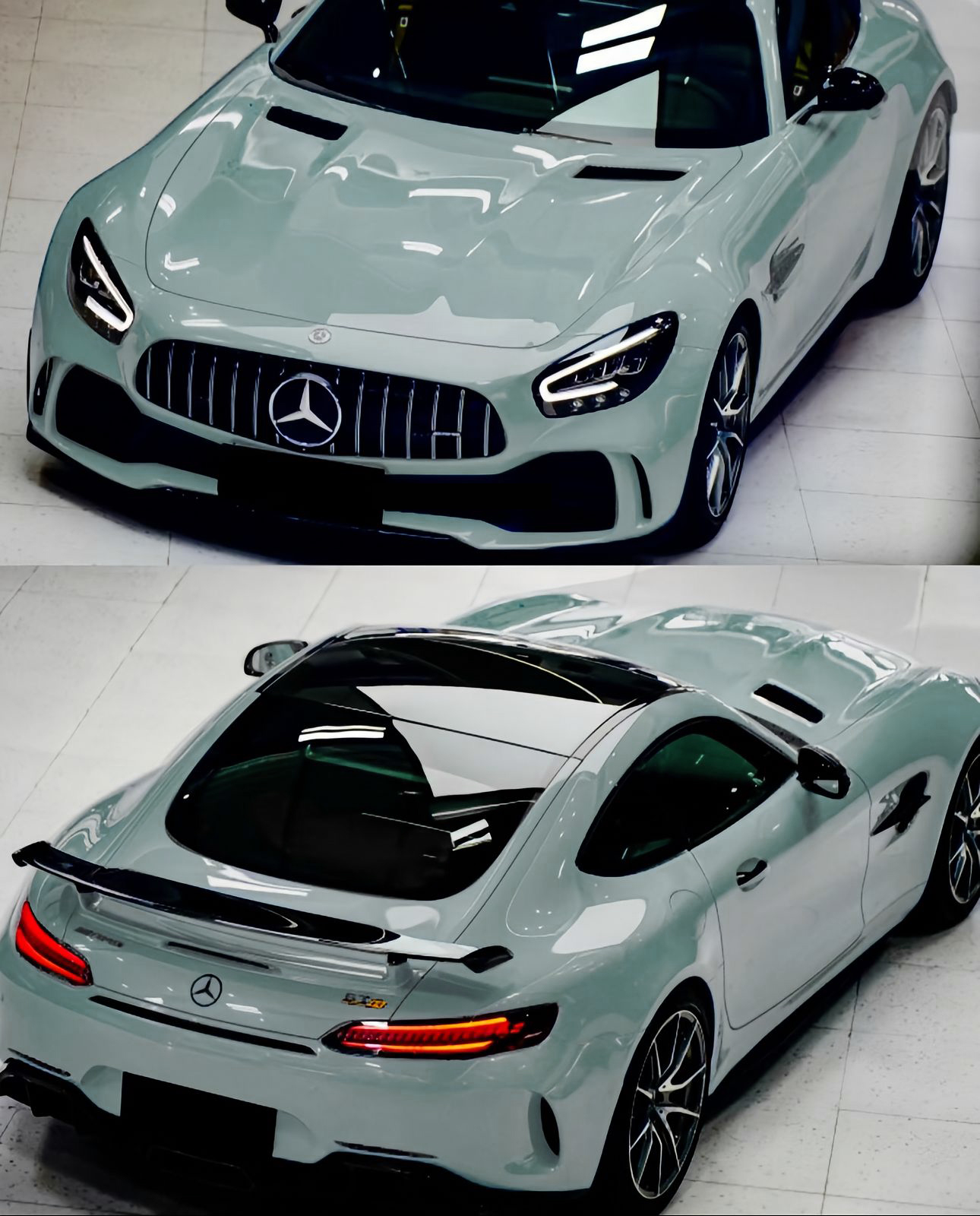 Ravoony Plus PET Gloss Metallic Shadow Green Car Vinyl Wrap