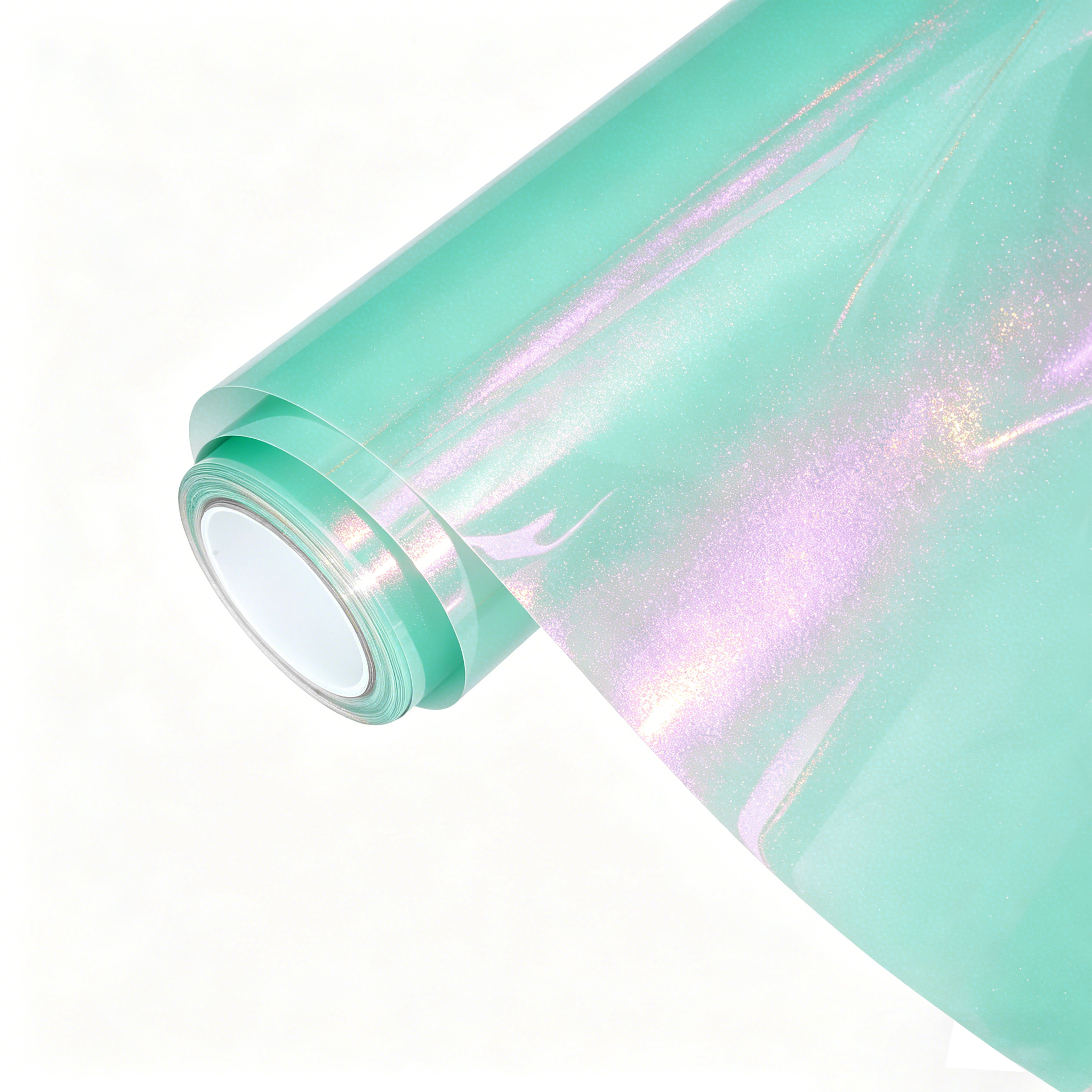 Ravoony Plus PET Glossy Metallic Tiffany Blue Car Vinyl Wrap