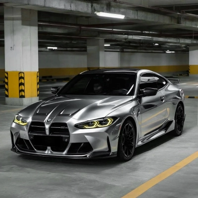 Ravoony Plus PET Liquid Silver Car Wrap 02