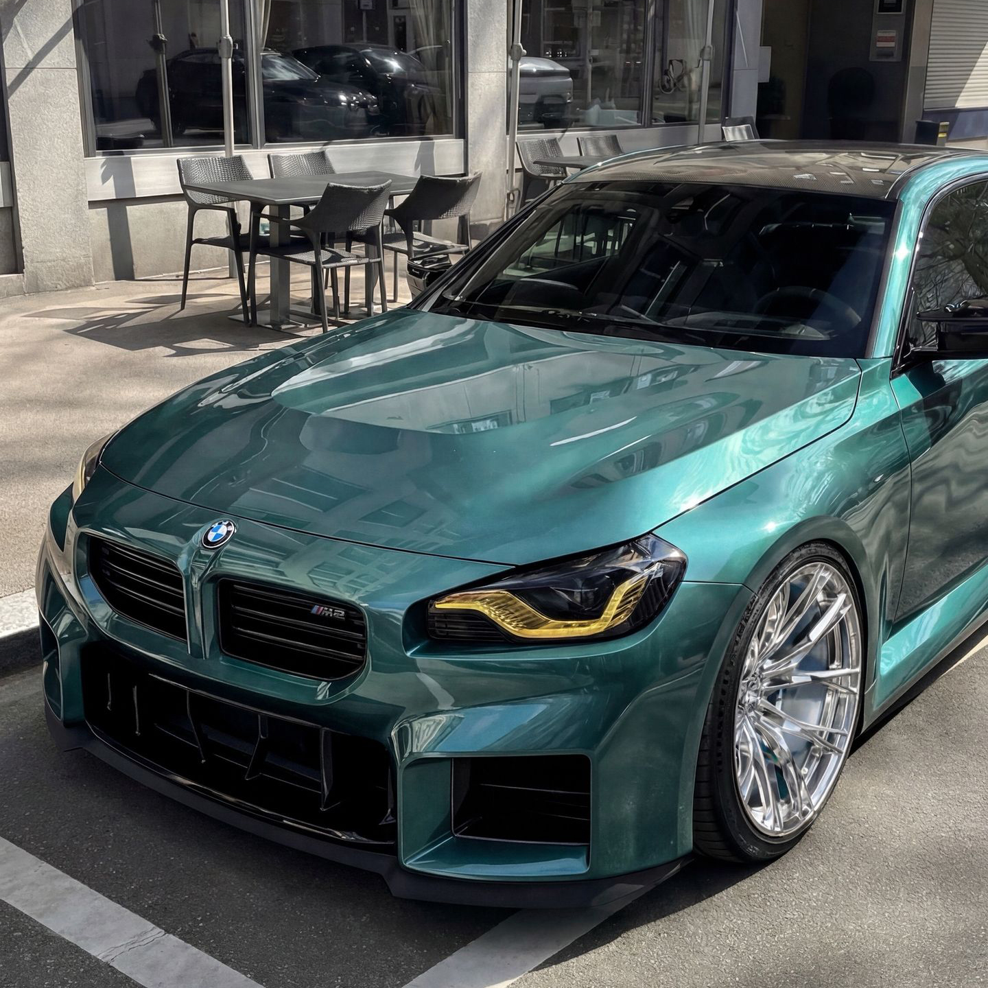Ravoony Plus PET Gloss Metallic Ryan Green Car Wrap