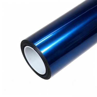 Ravoony Pro TPU Gloss Metallic Shadow Blue Paint Protection Film 01