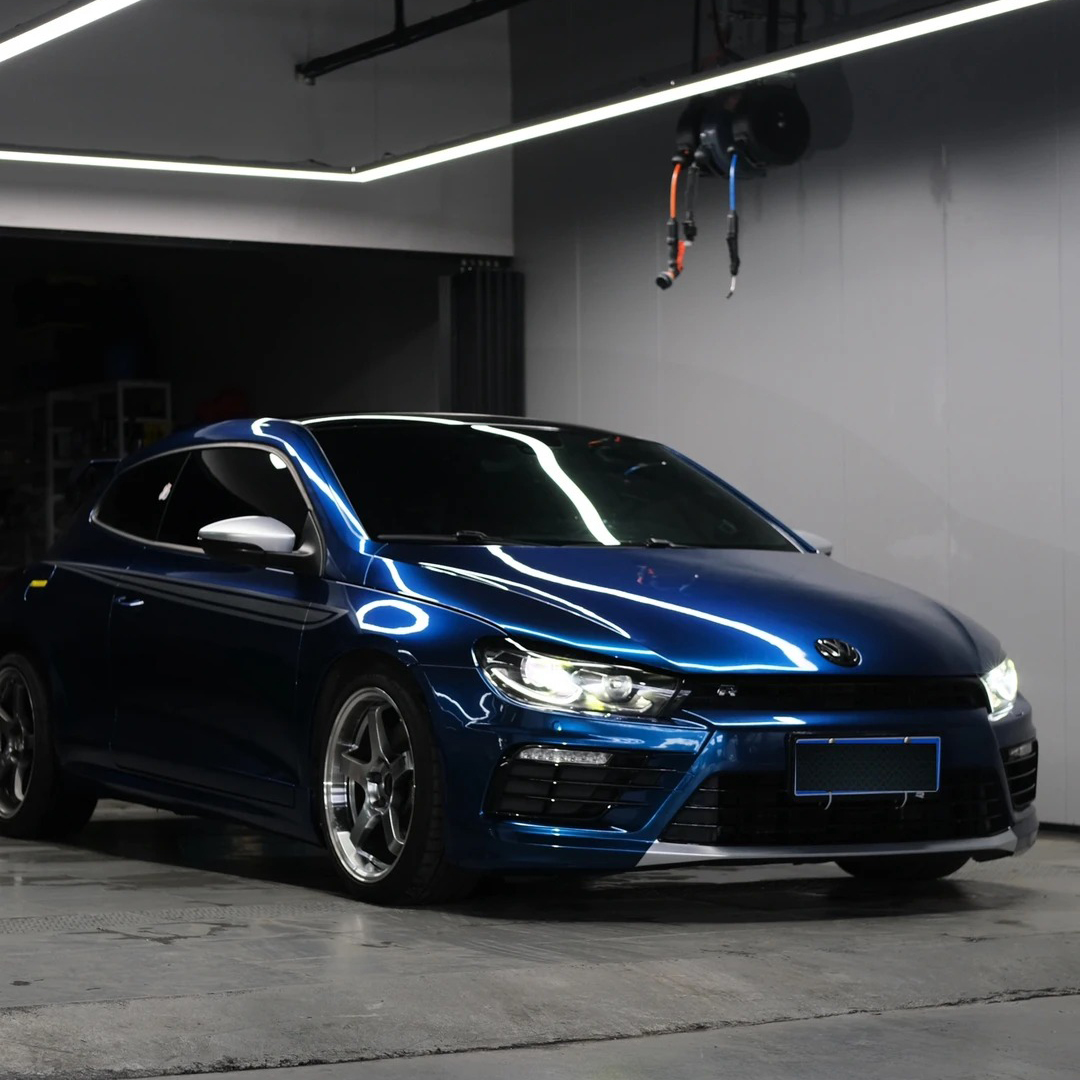Ravoony Pro TPU Gloss Metallic Shadow Blue Paint Protection Film