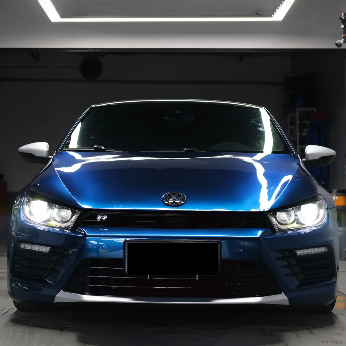Ravoony Pro TPU Gloss Metallic Shadow Blue Paint Protection Film