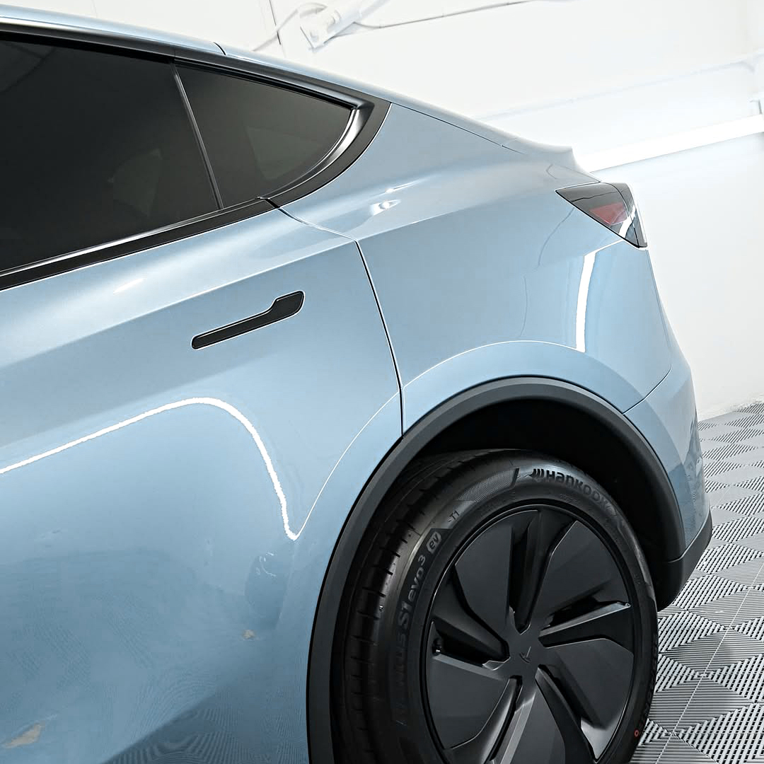 Ravoony Pro TPU Glossy Metallic Ice Gray Blue PPF Film