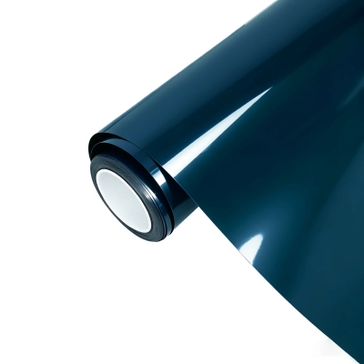 Ravoony Plus PET Gloss Butterfly Valley Blue Car Vinyl Wrap 01