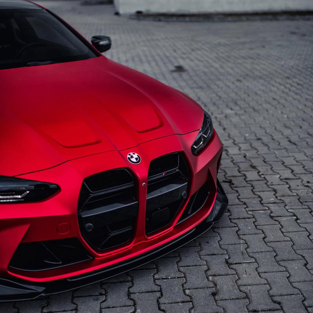Ravoony Plus PET Matte Chrome Red Vinyl Car Wrap