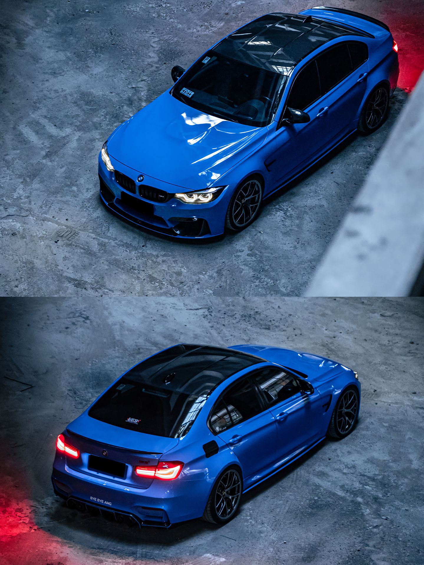 Ravoony Plus PET Gloss Shark Blue Vinyl Wrap