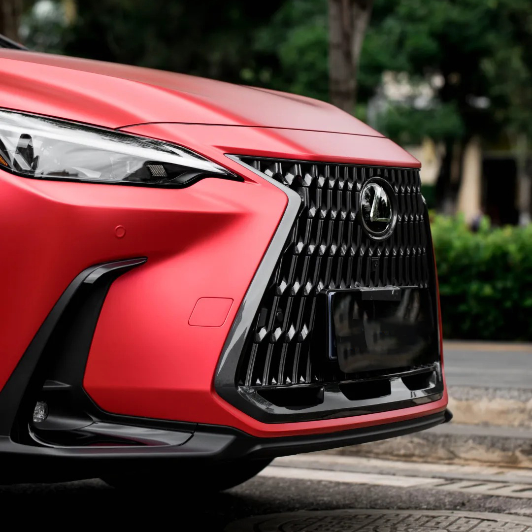 Ravoony Plus PET Matte Ceramics Red Car Vinyl Wrap