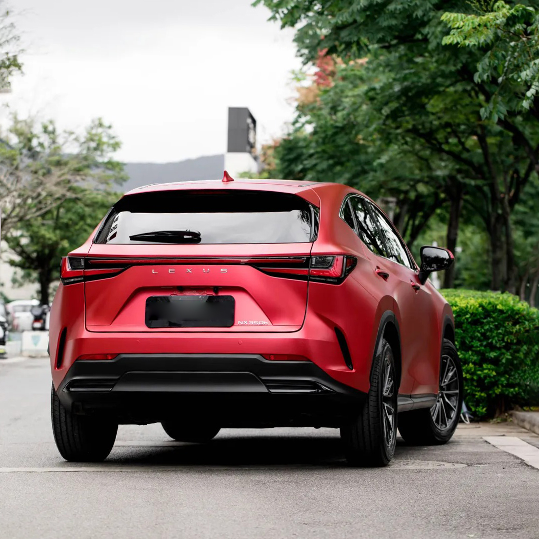 Ravoony Plus PET Matte Ceramics Red Car Vinyl Wrap