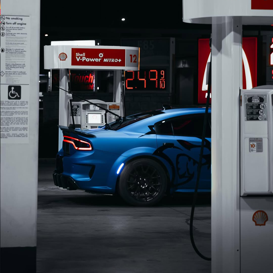 Ravoony Plus PET Satin Blue Vinyl Car Wrap