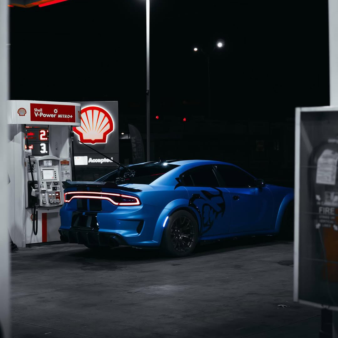 Ravoony Plus PET Satin Blue Vinyl Car Wrap