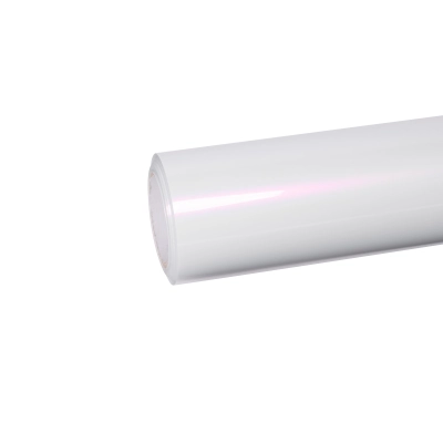 Ravoony Basic Glossy White to Pink Car Wrap 01