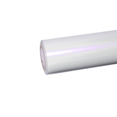 Ravoony Basic Glossy White to Purple Vinyl Car Wrap 01