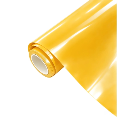 Ravoony Plus PET Gloss Racing Yellow Vinyl Wrap 02