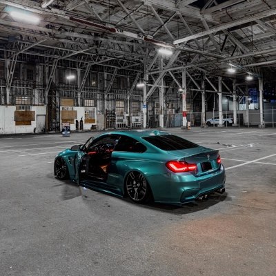 Ravoony Basic PET Gloss Metallic Ryan Green Car Wrap 02
